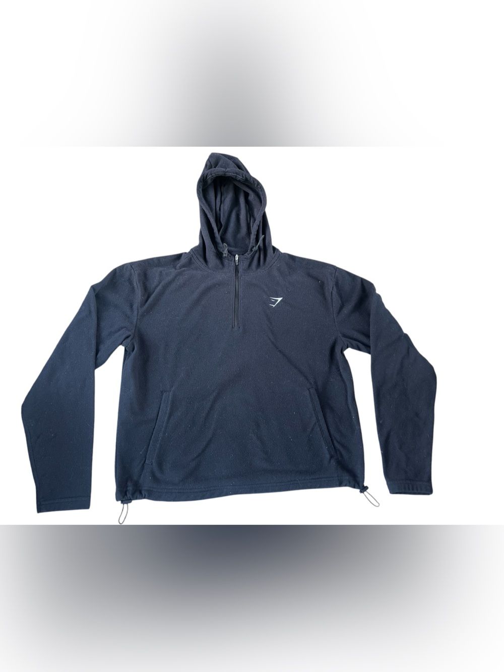 Gymshark Black Half-Zip Women's Hoodie Sweatshirt